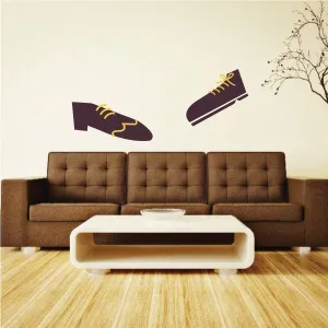 Brown Dress Shoes Sticker