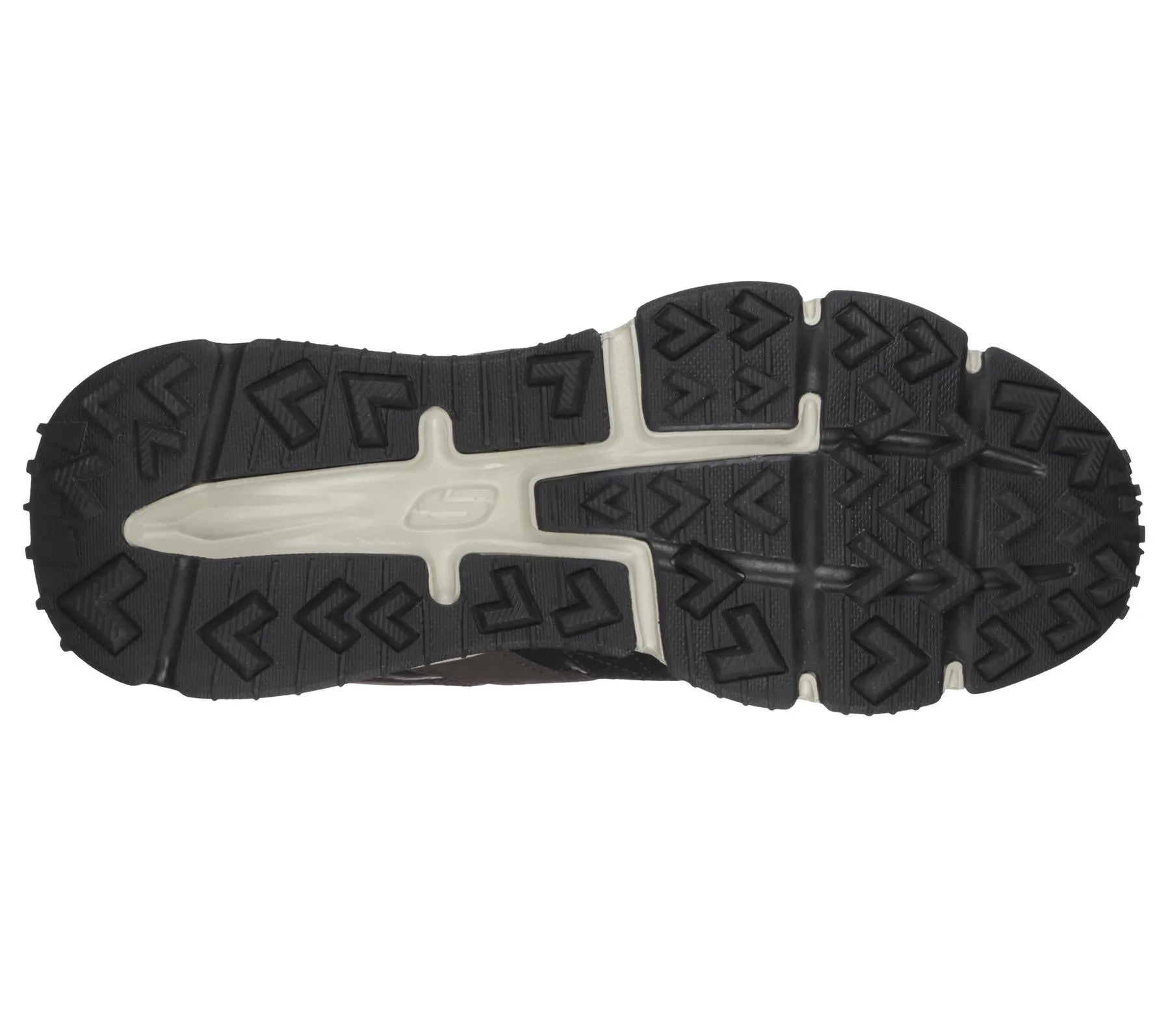 Skechers Men's Skech-Air Envoy Sneaker Wide Fit Shoes in Brown/Black in Size UK5.5 to UK13